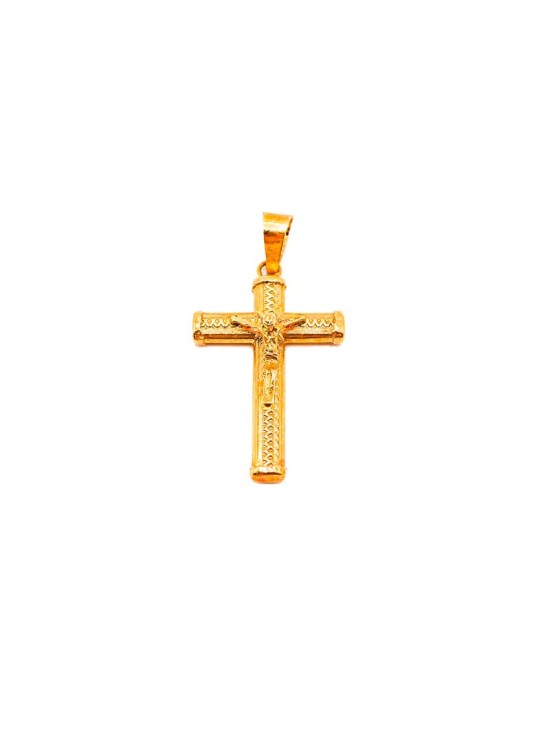 Cruz con Cristo Oro 18K 01550070 | Joyería Parejo