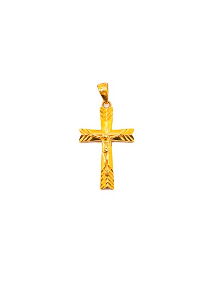 Cruz con Cristo Oro 18K ARP1076 | Joyería Parejo