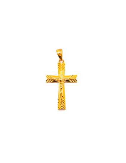 Cruz con Cristo Oro 18K ARP1076 | Joyería Parejo