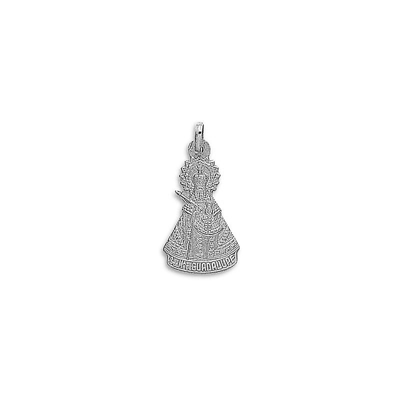 Medalla Virgen de Guadalupe Extremadura Silueta Plata | Joyería Parejo