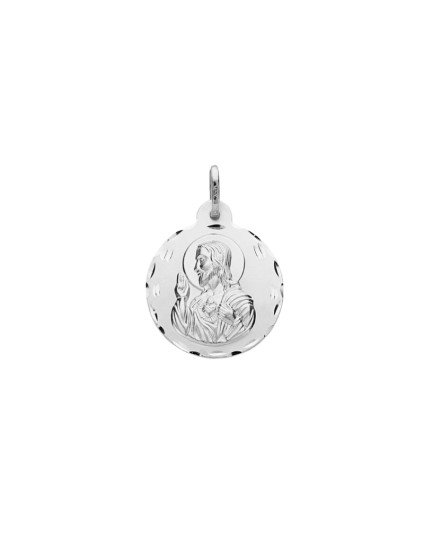 Medalha Sagrado Coração Prata Lei Exclusiva | Compre Aqui