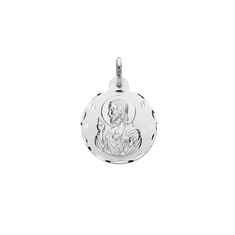 Medalha Sagrado Coração Prata Lei Exclusiva | Compre Aqui
