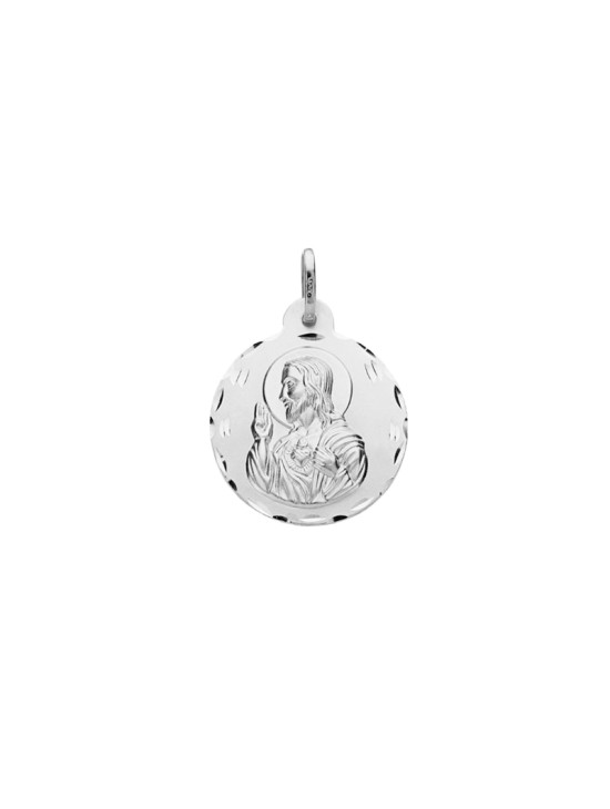 Medalha Sagrado Coração Prata Lei Exclusiva | Compre Aqui