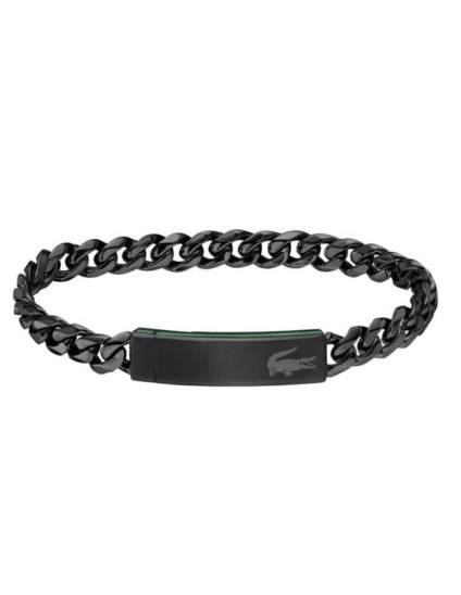Pulsera Lacoste Hombre Negra | Compra Online