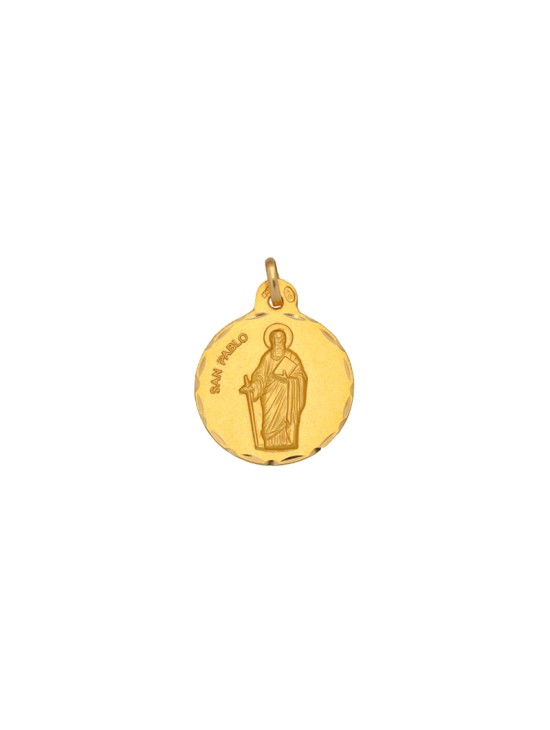 Medalha Redonda São Paulo Ouro 18k - Compre Online Aqui