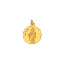 Medalha Redonda de São Paulo em Ouro 18k de 21mm