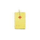 Medalha Pendente Alerta Médica Ouro 18K