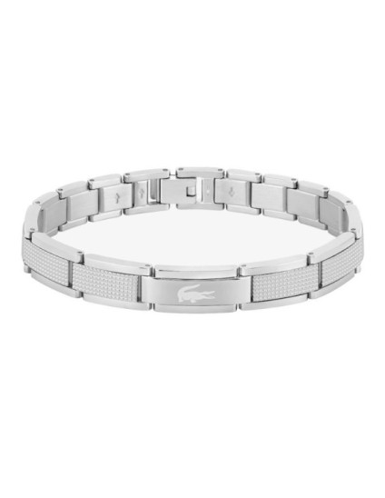 Pulsera Lacoste Stencil 2040188 Hombre Plata | Compra Aquí