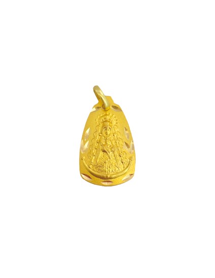 Medalla Lágrima de la Virgen del Rocío en Oro 18K | Joyería Parejo
