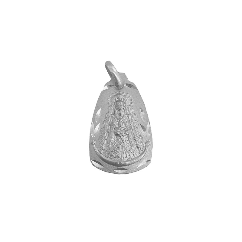 Medalla Lágrima de la Virgen del Rocío Plata de Ley | Joyería Parejo