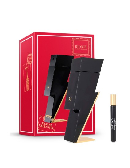 Carolina Herrera Bad Boy EDT 100 ml Set Hombre | Joyería Parejo
