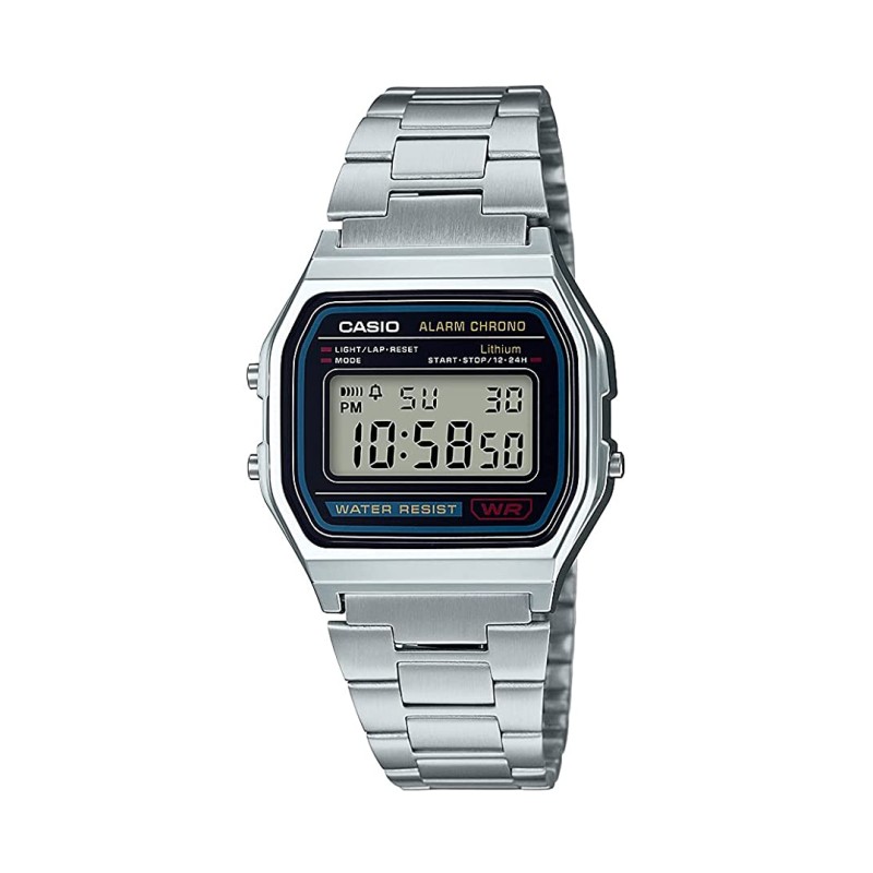 Reloj Casio Vintage A158WA-1DF Unisex | Joyería Parejo
