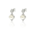 Pendientes Isabelina Wedding Plata Perla CPE1390-RD-BL