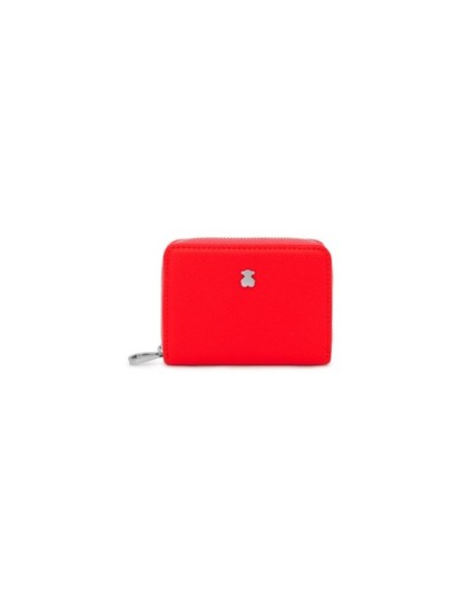 Monedero Tous Mediano Rojo New Dubai Saffiano | Joyería Parejo