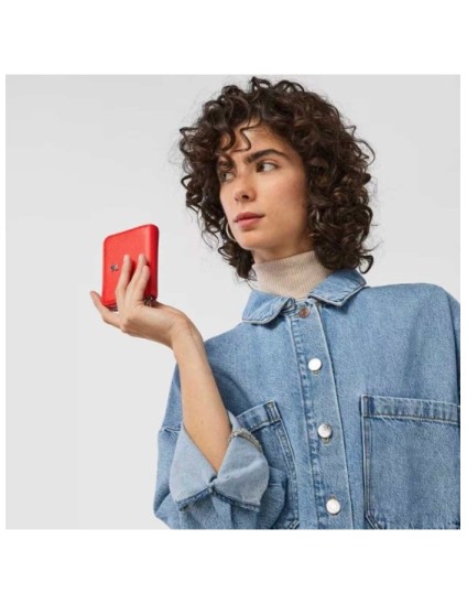 Monedero Tous Mediano Rojo New Dubai Saffiano | Joyería Parejo