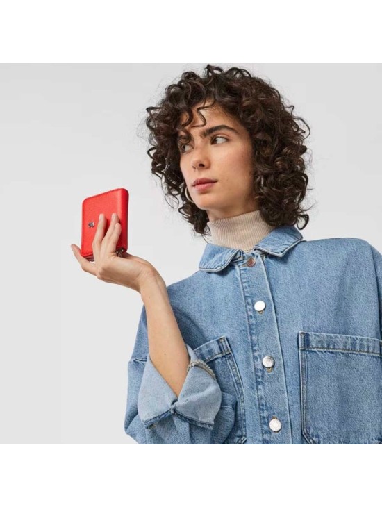 Monedero Tous Mediano Rojo New Dubai Saffiano | Joyería Parejo