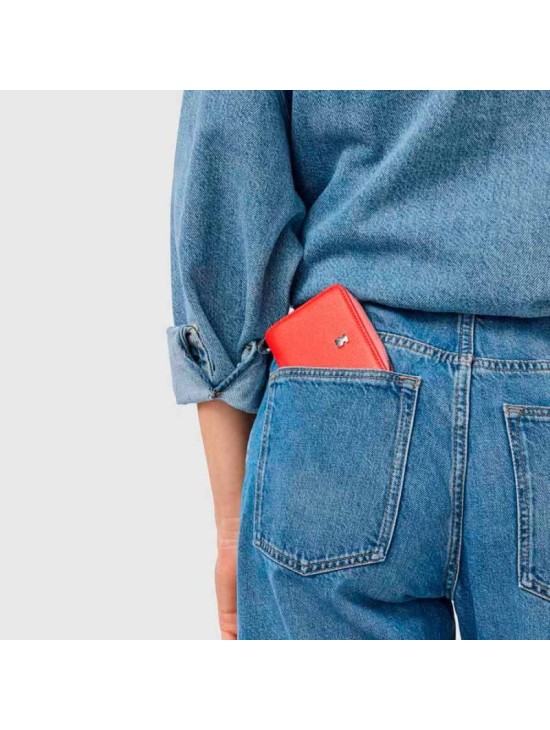 Monedero Tous Mediano Rojo New Dubai Saffiano | Joyería Parejo