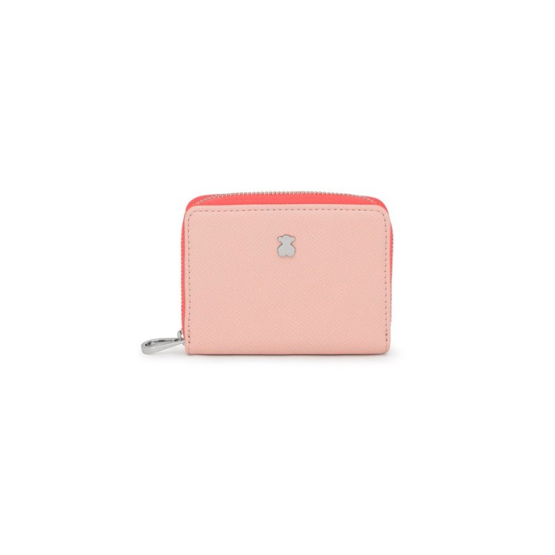 Monedero Tous Mediano New Dubai Rosa y Beige | Joyería Parejo