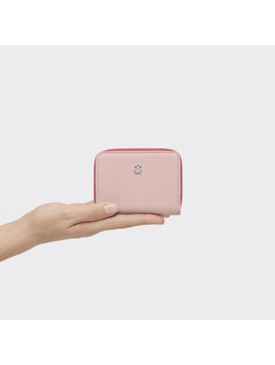 Monedero Tous Mediano New Dubai Rosa y Beige | Joyería Parejo