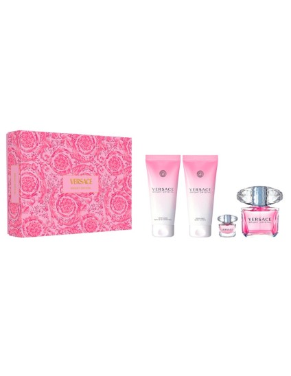 Versace Bright Crystal EDT 90 ml Set Mujer | Joyería Parejo