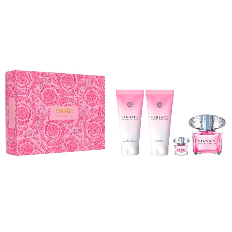 Versace Bright Crystal EDT 90 ml Set Mujer | Joyería Parejo