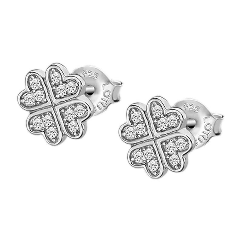 Pendientes Lotus Silver LP3052-4/1 Trébol | Joyería Parejo