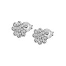 Pendientes Lotus Silver LP3052-4/1 Trébol Plata - Circonitas