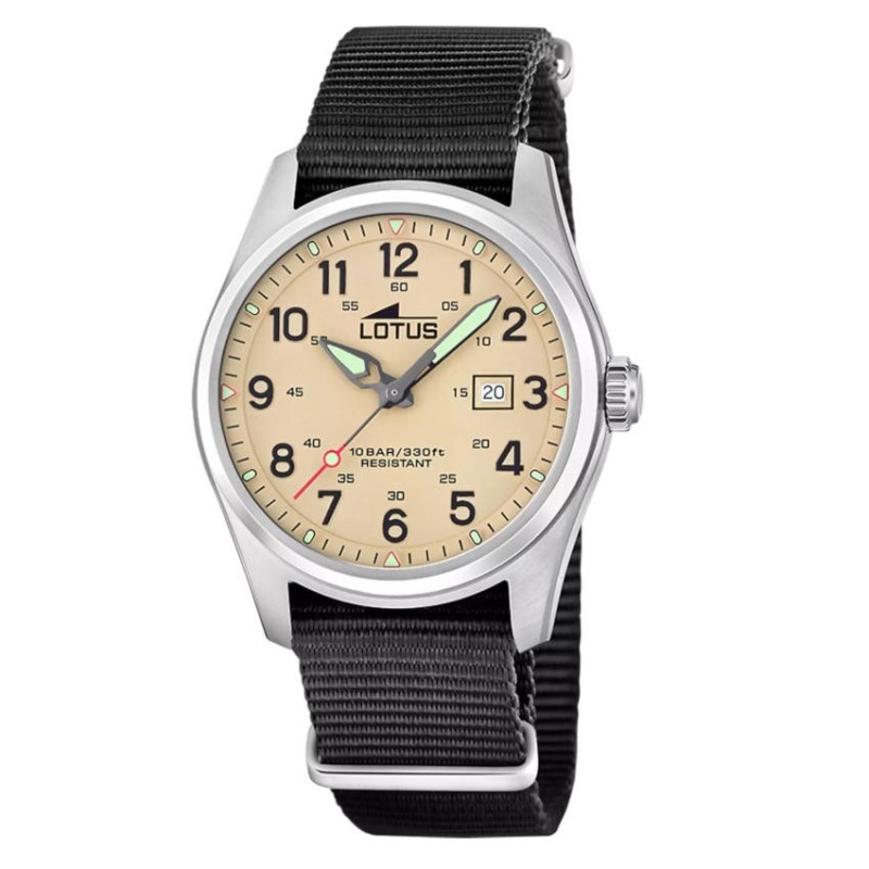Reloj Lotus 19055/1 Hombre BeigeTextil | Joyería Parejo