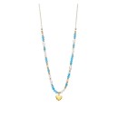 Collar Lotus Style Mujer LS2553-1/3 Acero Dorado - Corazón