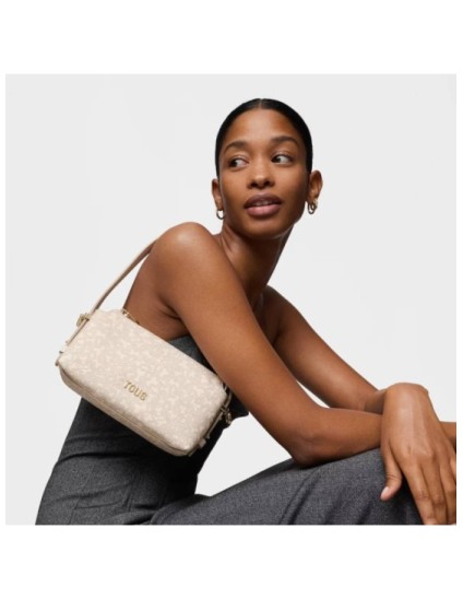 Bolso Mini Tous Kaos Mini Lines Beige 2002184001 | Joyería Parejo