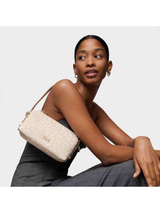 Bolso Mini Tous Kaos Mini Lines Beige 2002184001 | Joyería Parejo