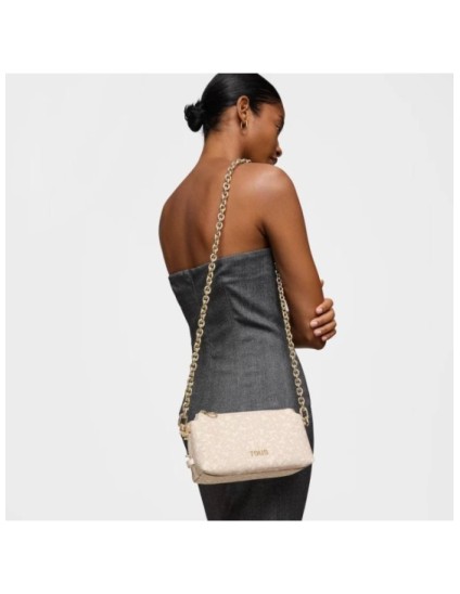 Bolso Mini Tous Kaos Mini Lines Beige 2002184001 | Joyería Parejo
