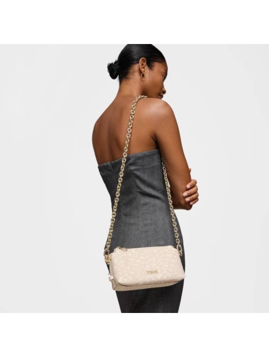 Bolso Mini Tous Kaos Mini Lines Beige 2002184001 | Joyería Parejo
