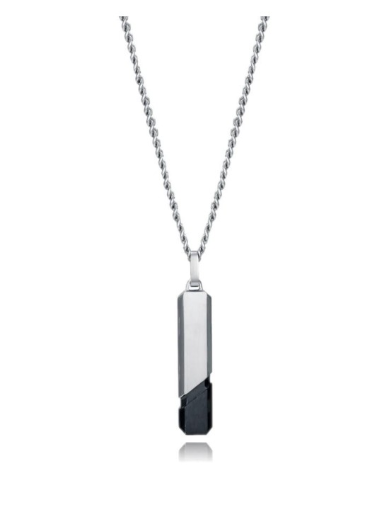 Collar Viceroy 15182C01010 Hombre Acero - IP Negro | Joyería Parejo