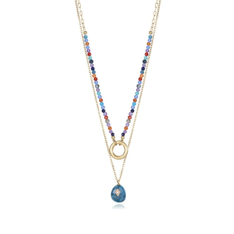 Collar Viceroy 14160C01019 Mujer Dorada - Piedras | Joyería Parejo