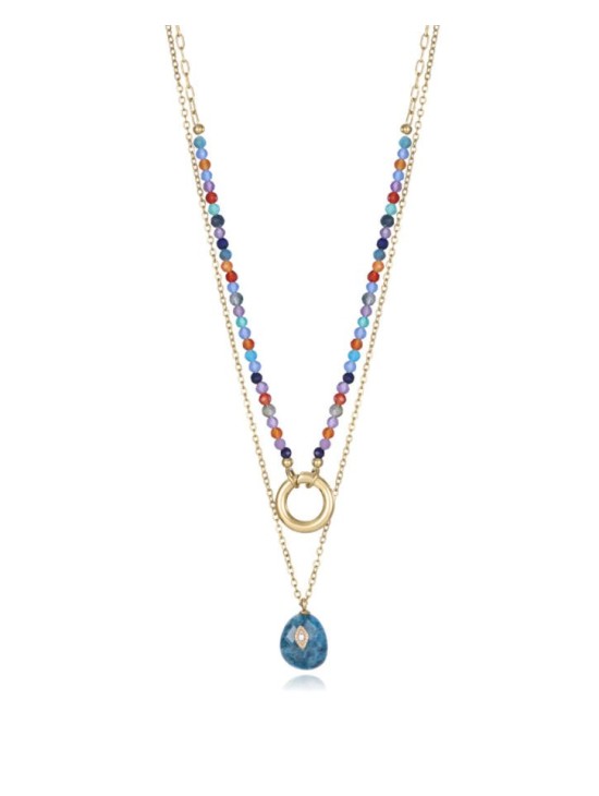 Collar Viceroy 14160C01019 Mujer Dorada - Piedras | Joyería Parejo