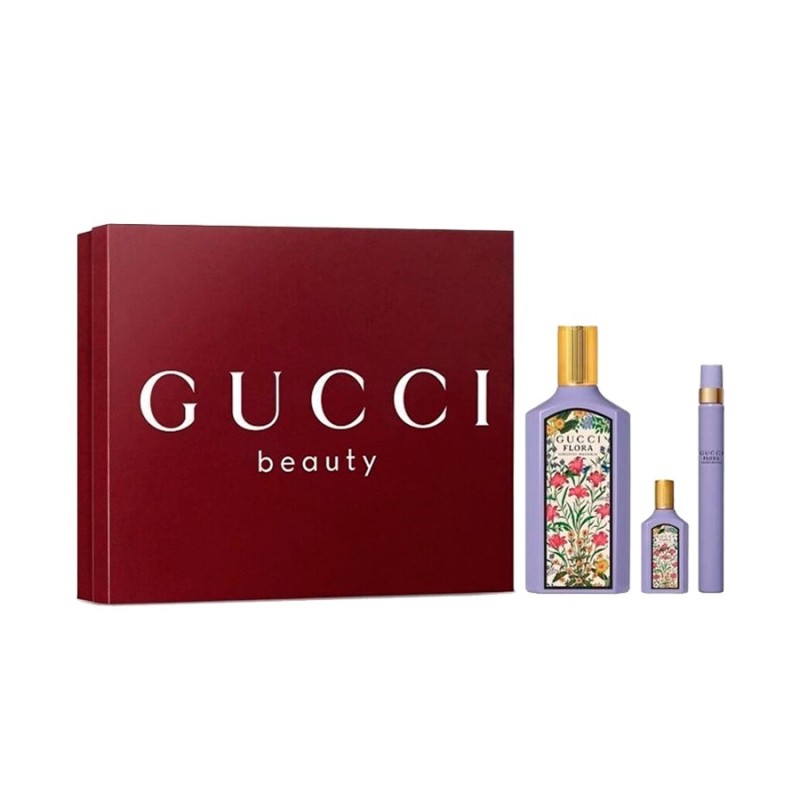 Gucci Flora Gorgeous Magnolia EDP 100 ml Set Mujer | Joyería Parejo