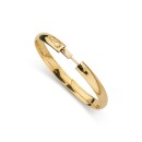 Pulseira de Meia Cana Lisa 8 mm em ouro de 18k