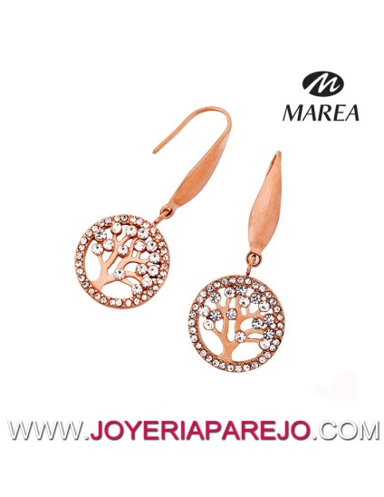 Brincos Marea Jewel Árvore da Vida Rosa Oficial