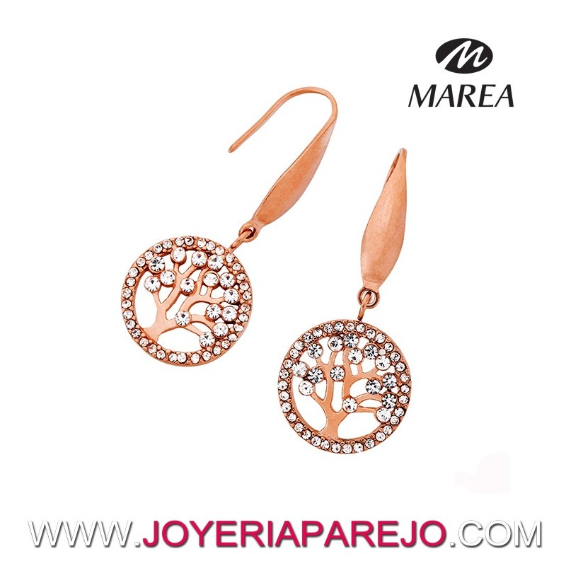 Brincos Marea Jewel Árvore da Vida Rosa Oficial