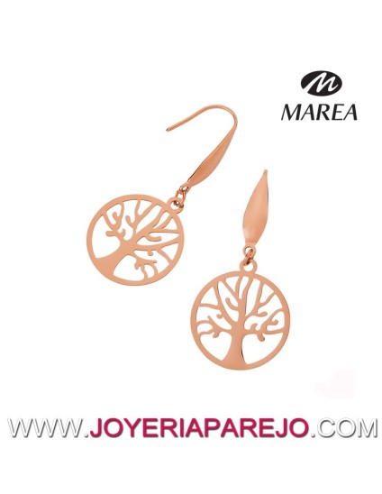 Brincos Marea Jewel Mulher D00201/14 Árvore da Vida Rosa | Joyeria 