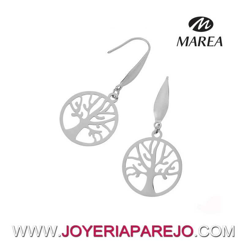 Pendientes Marea Jewel Arbol Vida Plata - ¡Envío 24h!