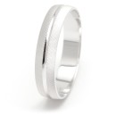 Alianzas de boda oro blanco